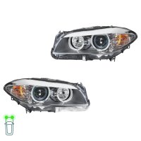 Headlight Set left right 12 V H7/H7 halogen DE HELLA for...