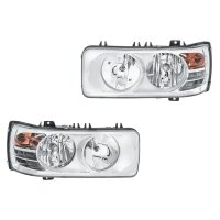 Headlight Set left right 24 V H7/H1 P21W FF Halogen HELLA...