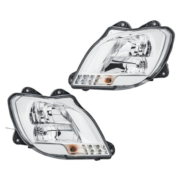 Hauptscheinwerfer-Set li re 24 V P21W H7/H1 Halogen FF HELLA für u.a. DAF CF