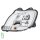 Hauptscheinwerfer-Set li re 24 V P21W H7/H1 Halogen FF HELLA für u.a. DAF CF