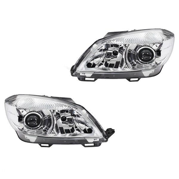 Headlight Set 12 V W5W H7/H7 PY21W Halogen DE FF HELLA for SKODA and others