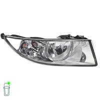 Headlight Set 12 V W16W W5W H3 D1S Bi-Xenon FF Halogen HELLA for SKODA