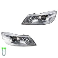 Headlight Set 12 V W5W PY21W H7/H1 DE Halogen FF HELLA...
