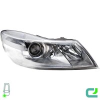 Scheinwerfer-Set links/rechts H7/H1 HELLA für Skoda Octavia II (1Z3)