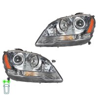 Headlight Set 12 V WY5W W5W D1S/H7 FF Bi-Xenon HELLA for...