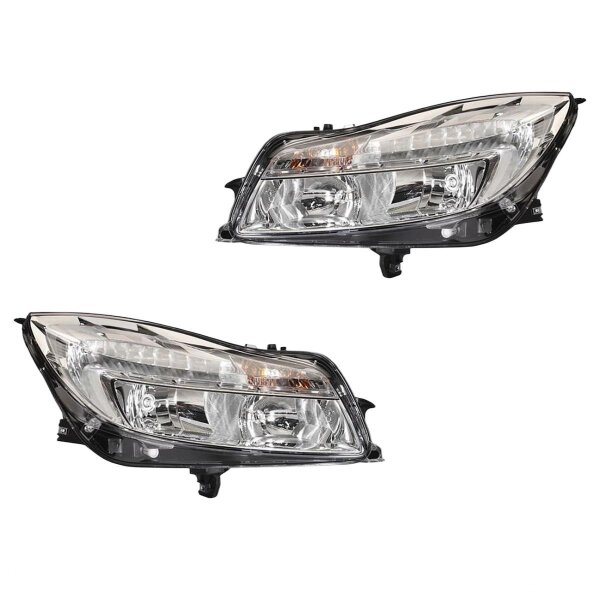 Hauptscheinwerfer-Set 12 V H7/H1 PY21W Halogen FF HELLA für u.a. OPEL INSIGNIA