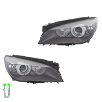 Headlight Set left right 12 V H8 D1S/H3 LED bi-xenon...