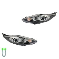 Headlight Set 12 V PY21W W5W H7/H1 Halogen FF HELLA for...