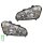 Headlight Set left right 12 V W5W PY21W H7/H1 Halogen FF HELLA for FORD C-MAX