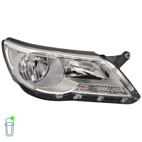 Headlight Set left right 12 V PY21W W5W H7/H7 FF Halogen HELLA for VW TIGUAN