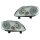 Headlight Set 12 V W5W PY21W H7/H1 Halogen HELLA for e.g. VW TOURAN