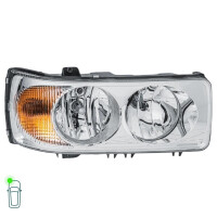 Hauptscheinwerfer-Set li re 24 V P21W W5W H7/H1 Halogen HELLA für u.a. DAF CF