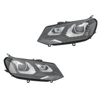 Headlight Set left right 12 V D3S LED WY21W Bi-Xenon...