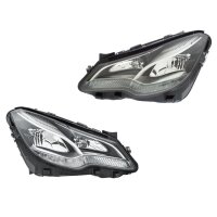 Headlight Set left right 12 V H7 LED Halogen HELLA for...