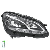 Headlight Set 12 V PSY24W H7 LED Halogen HELLA for e.g. MB E-CLASS