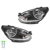 Headlight Set 12 V W21/5W PY21W H4 FF Halogen HELLA for...
