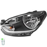 Headlight Set 12 V W21/5W PY21W H4 FF Halogen HELLA for e.g. VW UP!