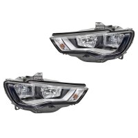 Scheinwerfer-Set links/rechts H7 HELLA für AUDI A3...