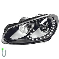 Headlight Set 12 V D1S LED W5W PY21W DE Bi-Xenon HELLA for e.g. VW GOLF