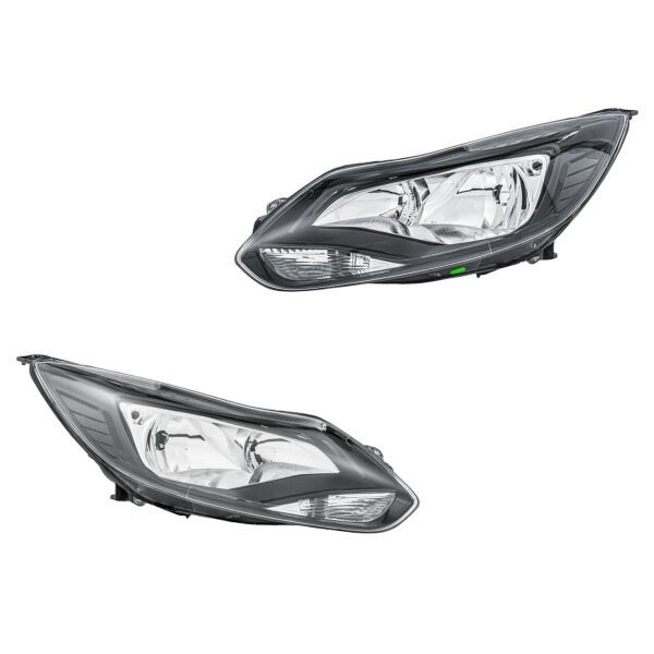 Headlight Set 12 V PY21W W5W H7/H1 Halogen HELLA for FORD FOCUS and others