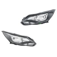 Headlight Set 12 V PY21W W5W H7/H1 Halogen HELLA for FORD...