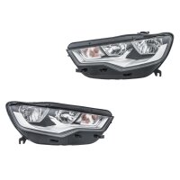 Headlight Set 12 V H15 W5W H7 PY21W FF Halogen HELLA for...