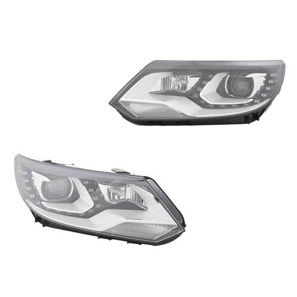 Hauptscheinwerfer-Set H7 D3S PSY24W LED DE HELLA für VW TIGUAN