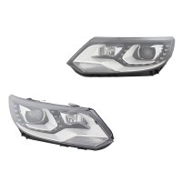 Headlight Set H7 D3S PSY24W LED DE HELLA suitable for VW...