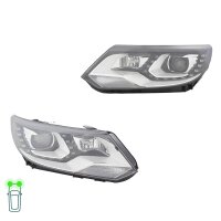 Headlight Set H7 D3S PSY24W LED DE HELLA suitable for VW...