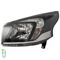 Headlight Set 12 V H4 W21/5W PY21W FF Halogen HELLA for e.g. OPEL VIVARO