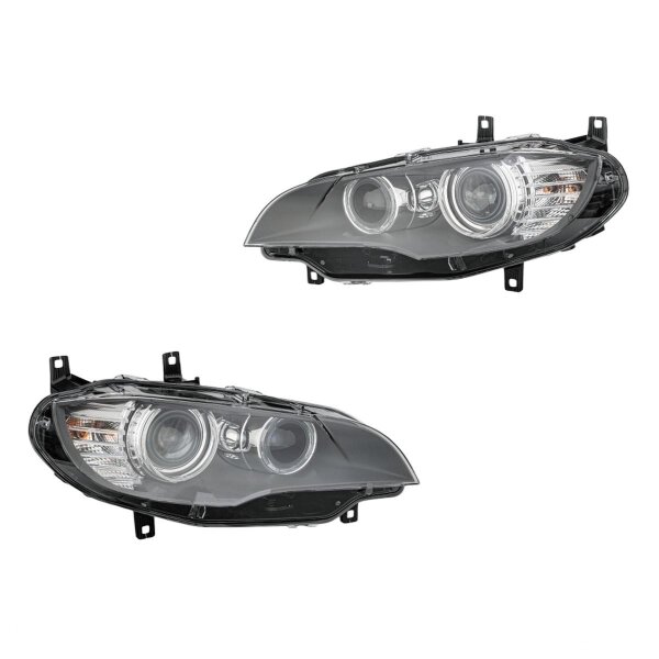 Hauptscheinwerfer-Set 12 V D1S PSY24W H8 LED Bi-Xenon HELLA für u.a. BMW X6