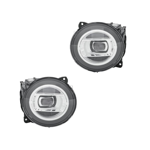 Headlight Set left right 12 V LED HELLA for MERCEDES-BENZ G-CLASS