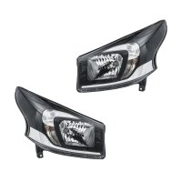 Headlight Set 12 V W21/5W H4 PY21W FF Halogen HELLA for...