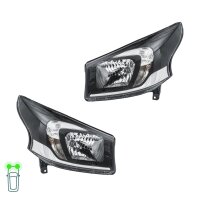 Headlight Set 12 V W21/5W H4 PY21W FF Halogen HELLA for...