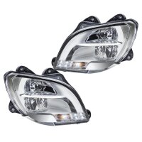 Headlight Set left right 24 V P21W LED H1 Halogen FF...