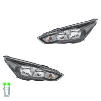 Headlight Set left right 12 V PY21W H7/H1 HELLA for e.g....