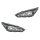 Headlight Set left right 12 V PY21W H7/H1 HELLA for e.g. FORD FOCUS