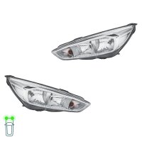 Headlight Set left right H7 PY21W H15 W5W HELLA for e.g....