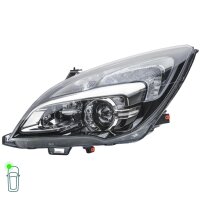 Headlight Set left right 12 V WY21W H7/H1 Halogen HELLA for OPEL MERIVA