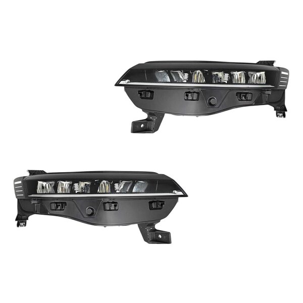 Headlight Set left right 12 V LED HELLA suitable for RENAULT MEGANE