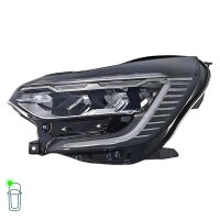 Headlight Set left right 12 V LED HELLA suitable for RENAULT CAPTUR