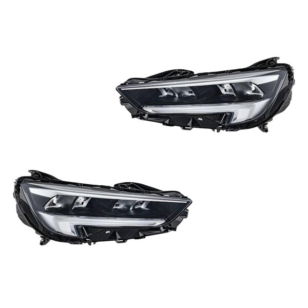 Headlight Set left right 12 V LED HELLA suitable for e.g. OPEL INSIGNIA
