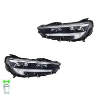 Headlight Set left right 12 V LED HELLA suitable for e.g....