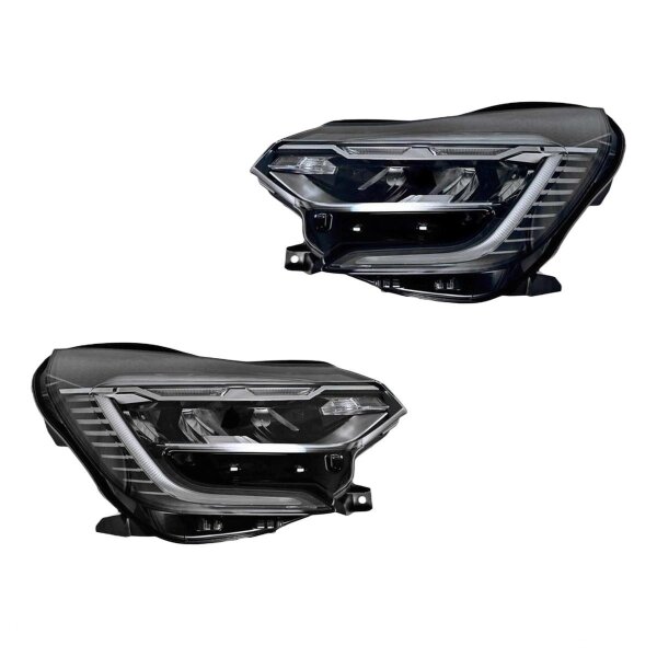 Headlight Set left right 12 V LED HELLA suitable for RENAULT CAPTUR