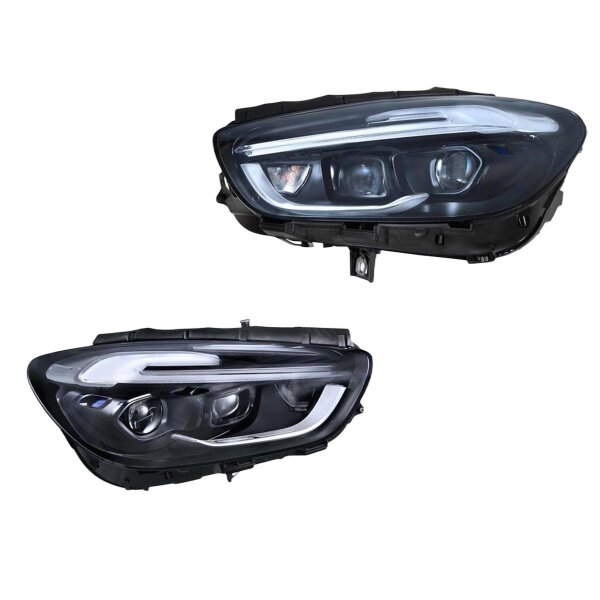 Headlight Set left right 12 V LED Matrix HELLA Lighting Expertise for MB B-CLASS