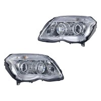 Headlight Set left right 12 V D1S Bi-Xenon HELLA for MB...