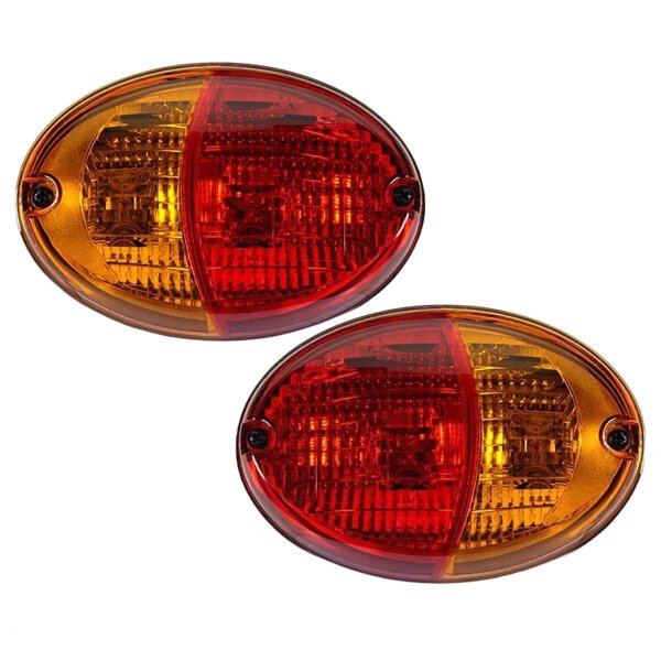 Rear Light Set left right 24 V P21/5W P21W HELLA suitable for BOMAG