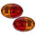 Rear Light Set left right 24 V P21/5W P21W HELLA suitable for BOMAG