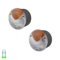 Rear Light Set left right 12 V P21W Bulb technology HELLA...