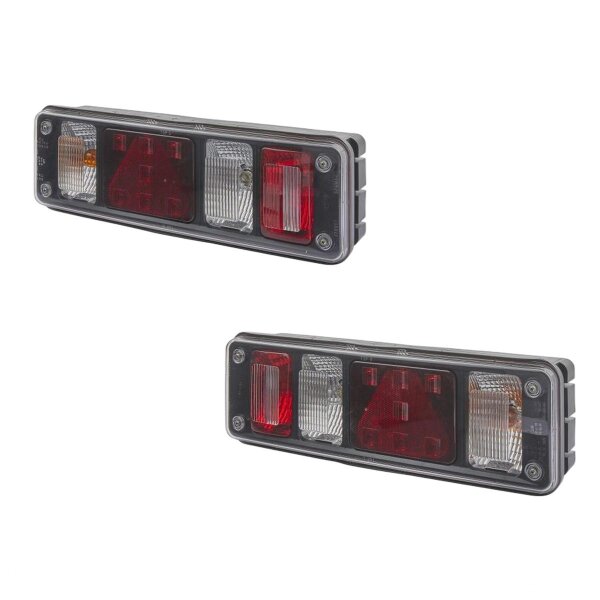 Rear Light Set left right 24 V LED P21W PY21W HELLA for various vehicles